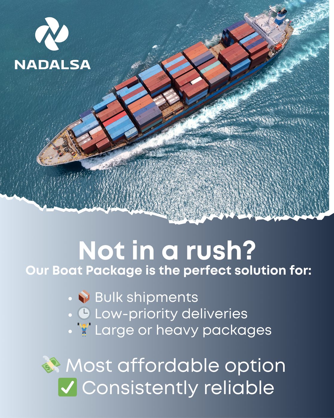 Nadalsa Shipping boat option