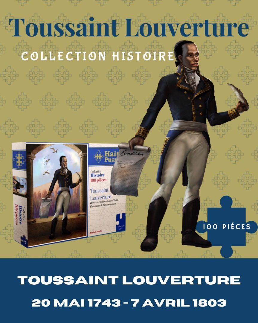 Toussaint Louverture puzzle packaging